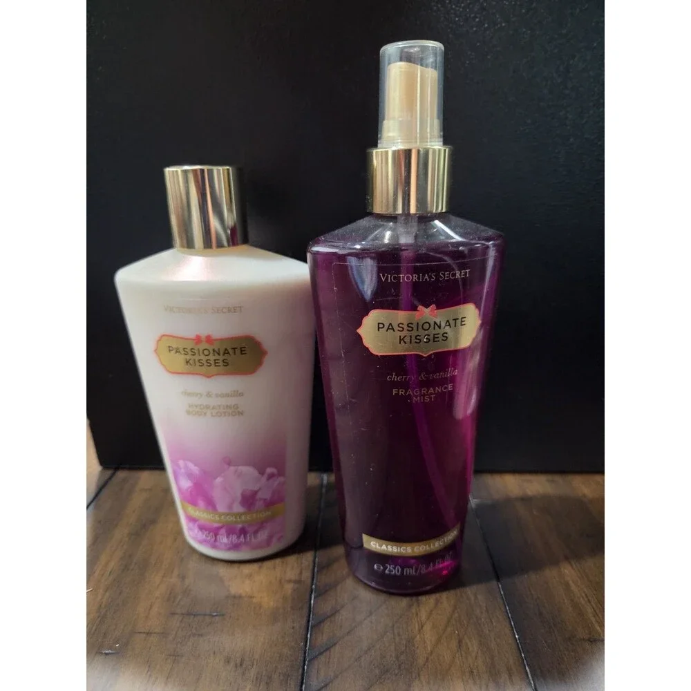 Victoria’s Secret Passionate Kisses Cherry & Vanilla Fragrance Mist & Lotion Set